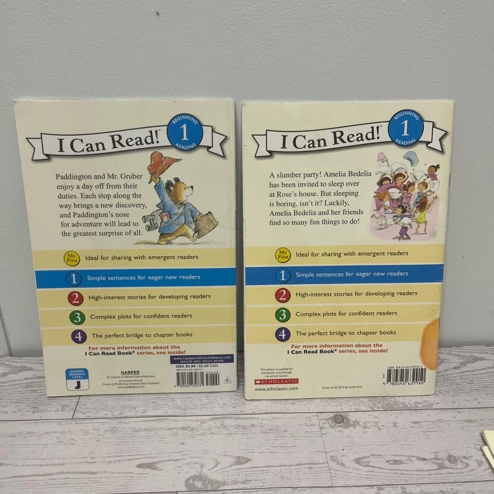 I Can Read Level 1 Book Lot Amelia Bedelia Paddington Fancy Nancy Penny 4 Books